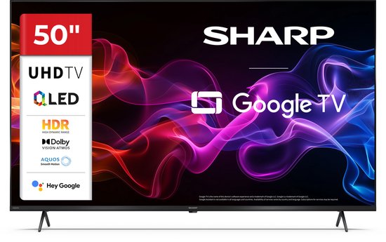 Sharp Aquos 50HP5265 - 50 inch 4K UHD QLED met Google TV | bol