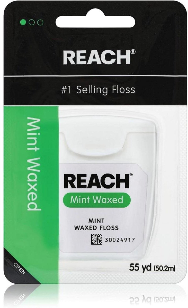Reach Waxed Dental Floss Mint 55 Yards