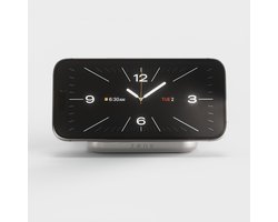 Zens Magnetic Nightstand Charger – Qi2 15 W draadloze lader – MagSafe compatibel – Klok en wekker – Wit