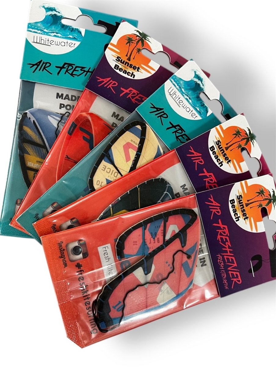 KiteSurfing - Carairfreshner - 5 pack!