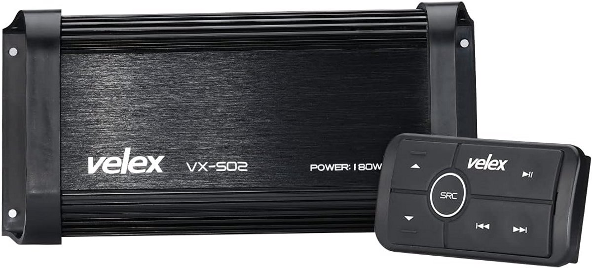 Waterbestendige 4 Kanaals Bluetooth Marine Versterker voor Boten, UTV, ATV en Golfkarren