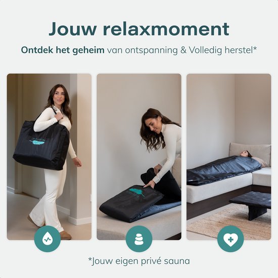 Soft & Silky Infrarood deken - Leer - Sauna deken - Paneel - Warmte - Elektrische - Fibromyalgie - Verwarming - Infraroodlamp - Infraroodtherapie
