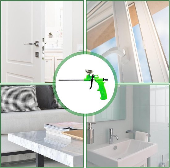 3 Stuks Schuimpistool - Professioneel PU Schuimpistool voor Vullen en Afdichten - Ergonomisch Design — afbeelding 5