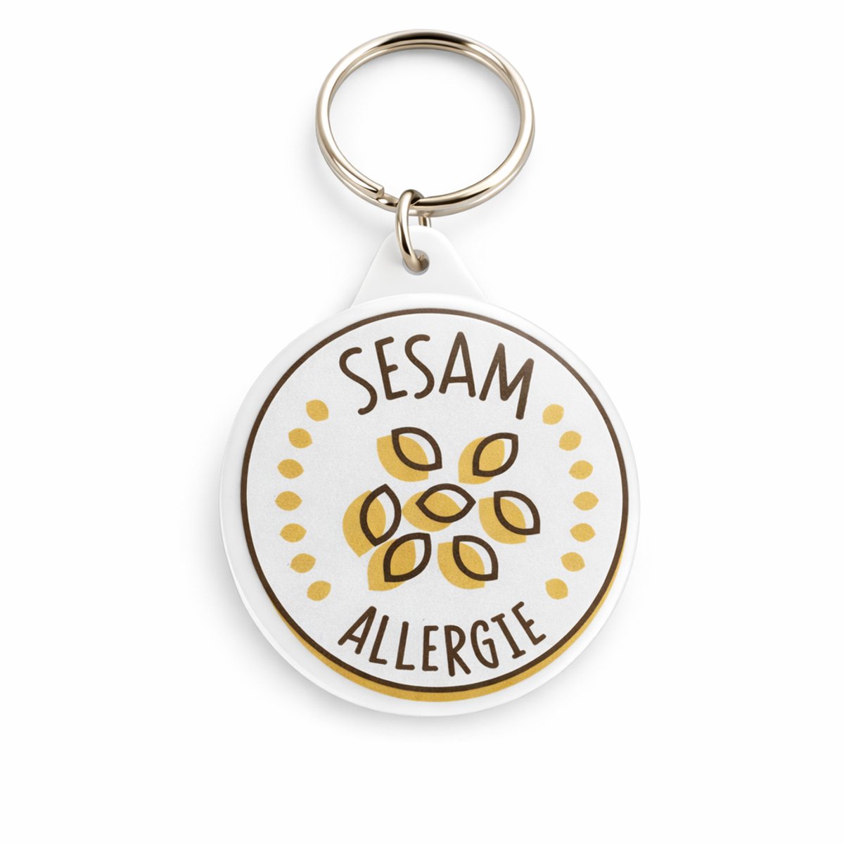 Sleutelhanger sesam allergie
