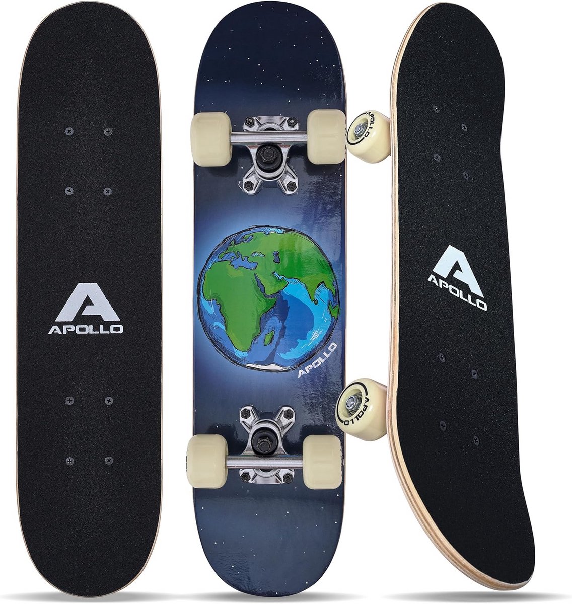 Compleet Kinder Skateboard Stevig Board met ABEC 3 Lagers Ideaal voor Beginners en Tieners