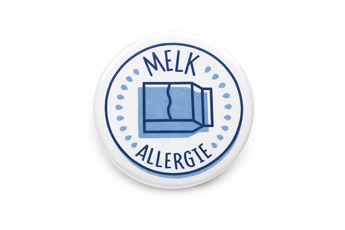 Button melk allergie
