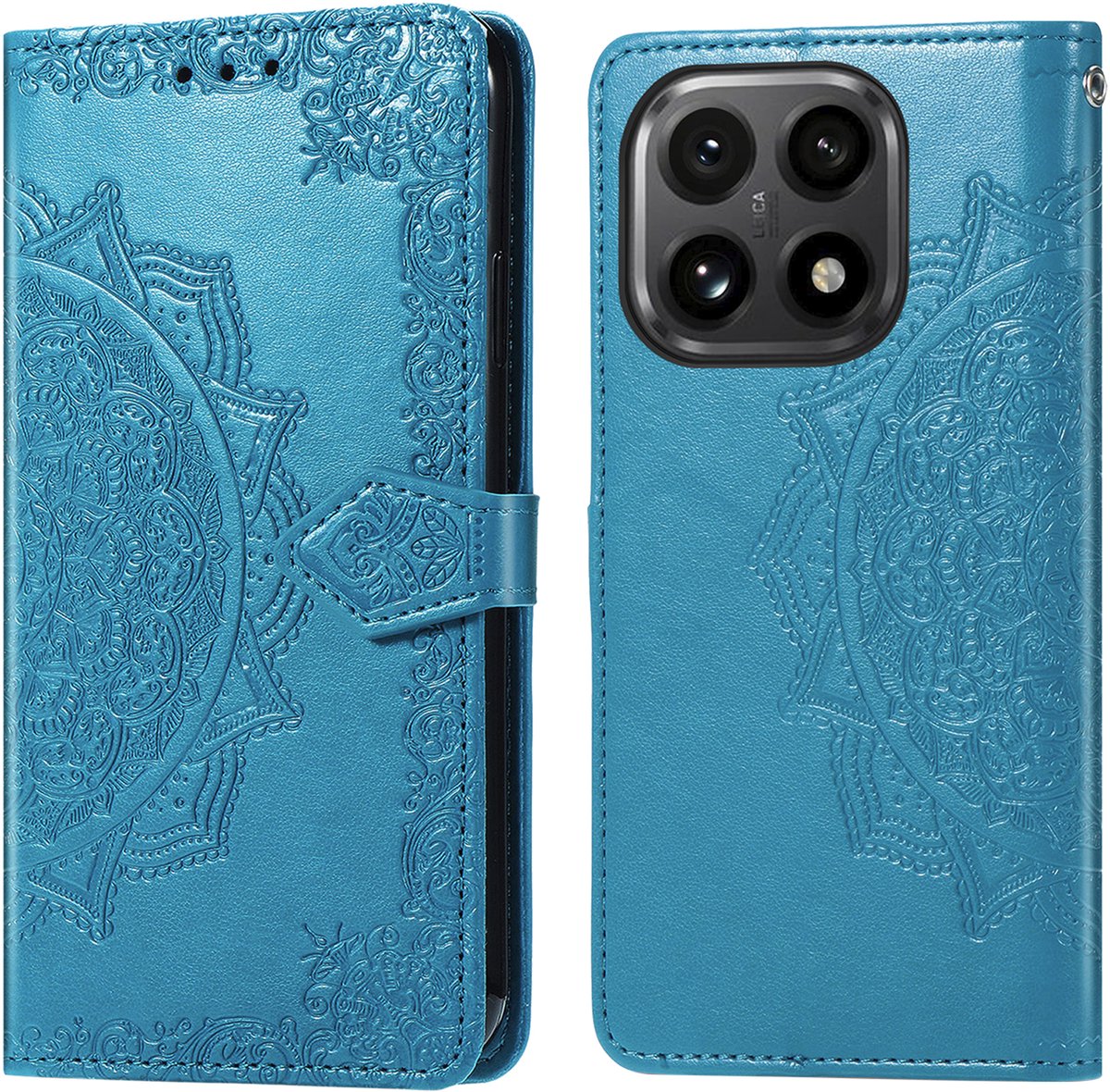 imoshion Hoesje - Geschikt voor Xiaomi 15T - Mandala Bookcase - Turquoise