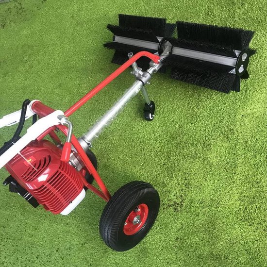 Krachtige Veegmachine met Benzine Motor voor Oprit, Stoep en Buitenreiniging — afbeelding 2