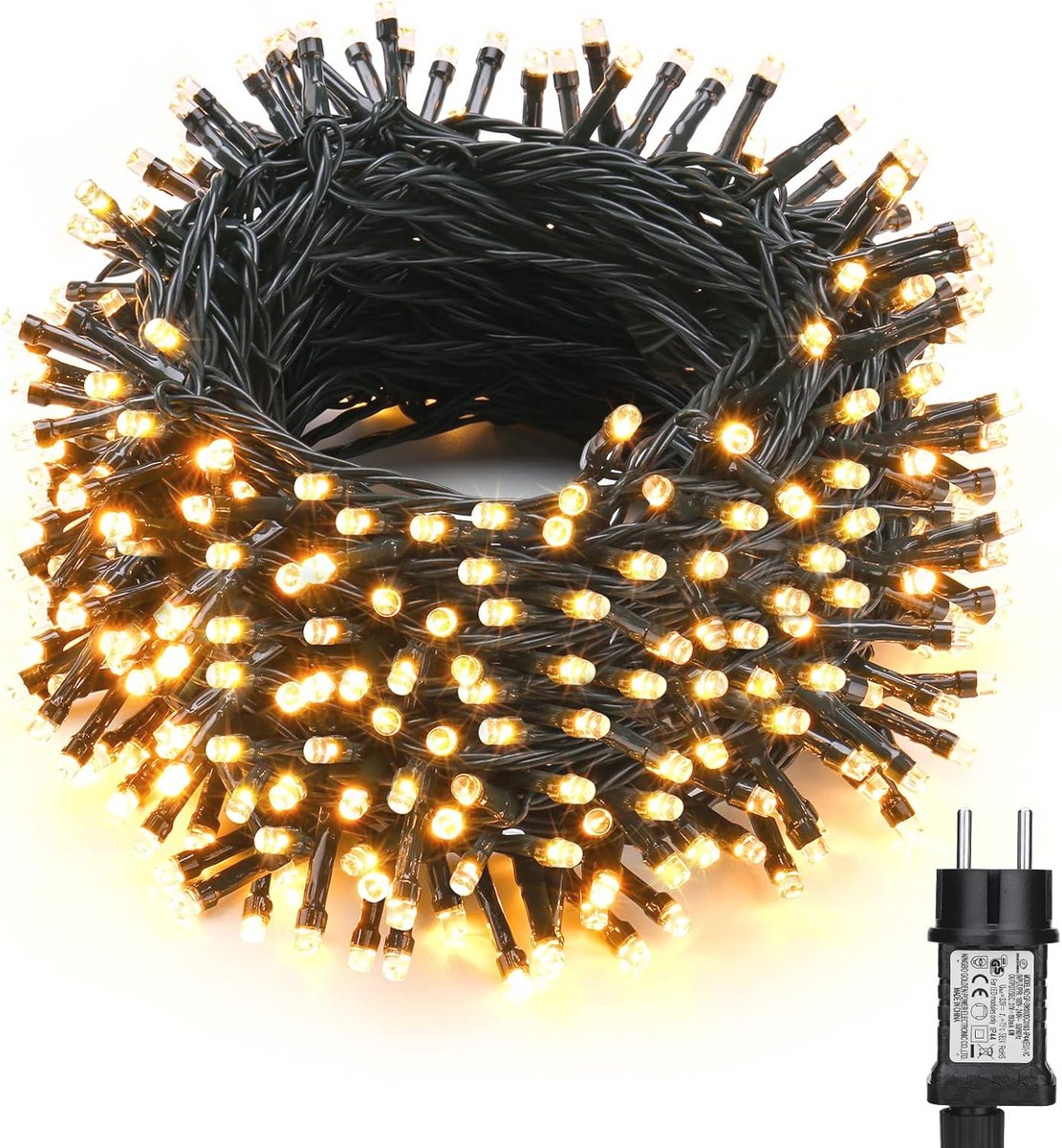 Lichtsnoer 30 m met 300 LEDs voor Binnen en Buiten - Waterdicht Kerstdecoratie met 8 Modi