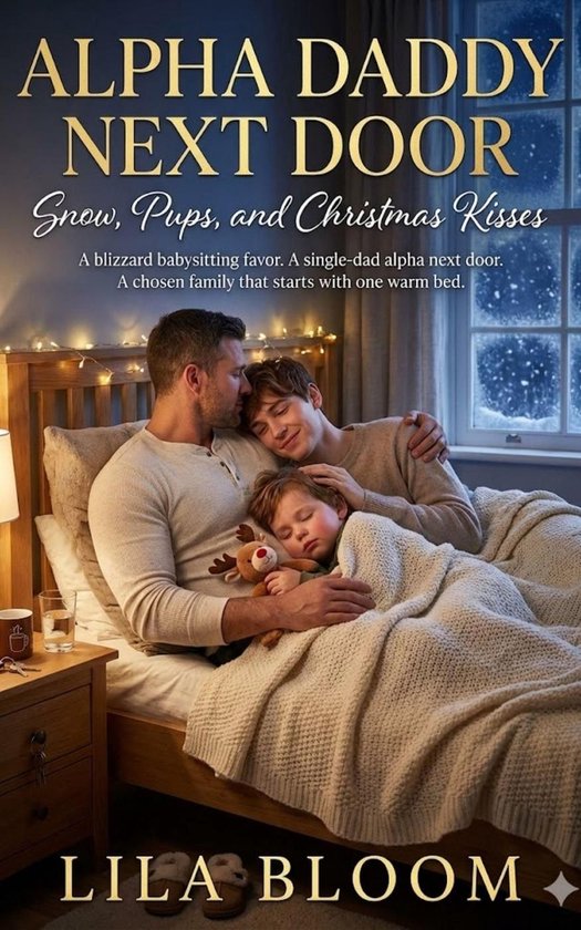 Alpha Daddy Next Door Snow, Pups, and Christmas Kisses (ebook),