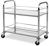 HCB® - Chariot de service pour restauration professionnelle - 2 étages - 95 cm - Inox