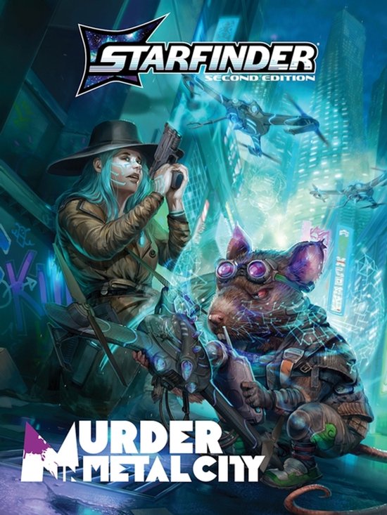 Starfinder Murder in Metal City Deluxe Adventure (S2) - cover