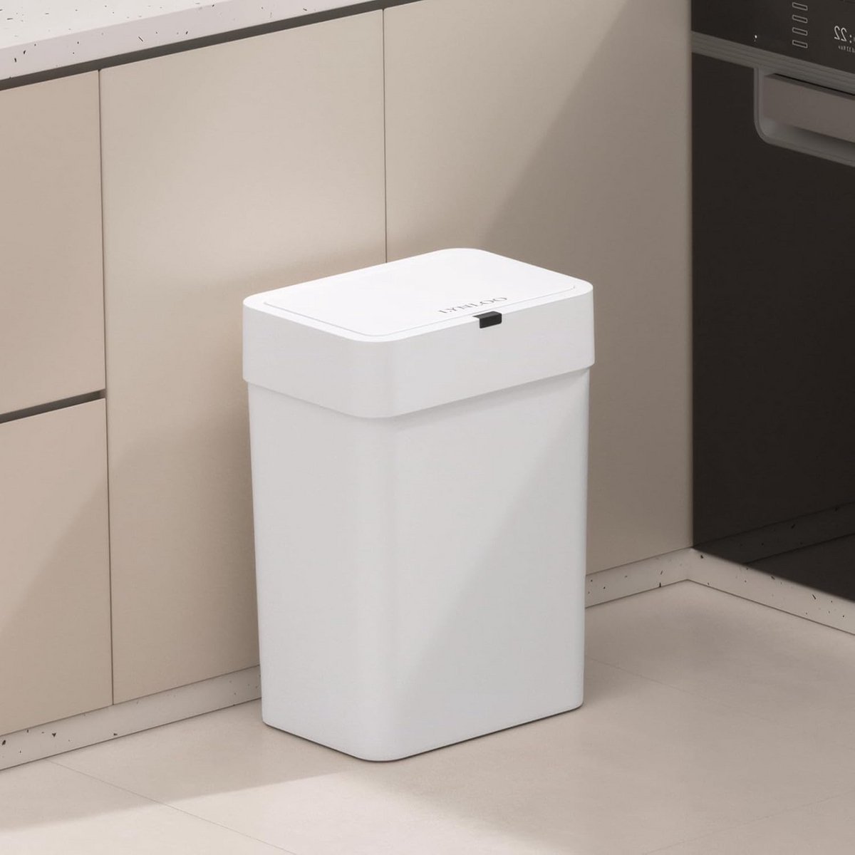 Automatische Sensor Prullenbak met Deksel - 15L Vuilnisbak voor Keuken, Badkamer en Kantoor
