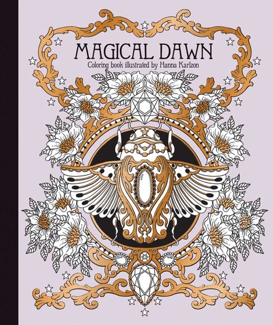 Magical Dawn Coloring Book - cover