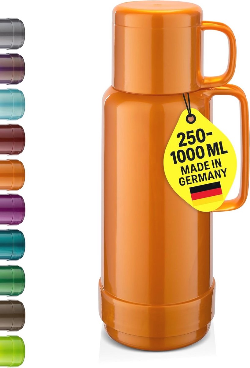 Thermosfles 1 Liter met Geïntegreerde Beker - 24 Uur Warm en 36 Uur Koud