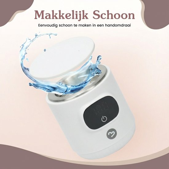 3Babies® Compacte Baby Flessenwarmer - Draagbaar (onderweg & thuis) - USB Oplaadbaar - Draadloos - Bottle Warmer - Inclusief 5 Adapters - Philips Avent, Difrax, Dr.brown's, Tommee Tippee, CHICCO, SpeCtra, Bebe Confort, NIP, Medela, Alvar, NUK, MAM van 3Babies® — afbeelding 4