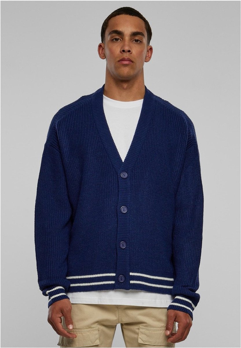Urban Classics Sporty Boxy Cardigan 3XL Blauw