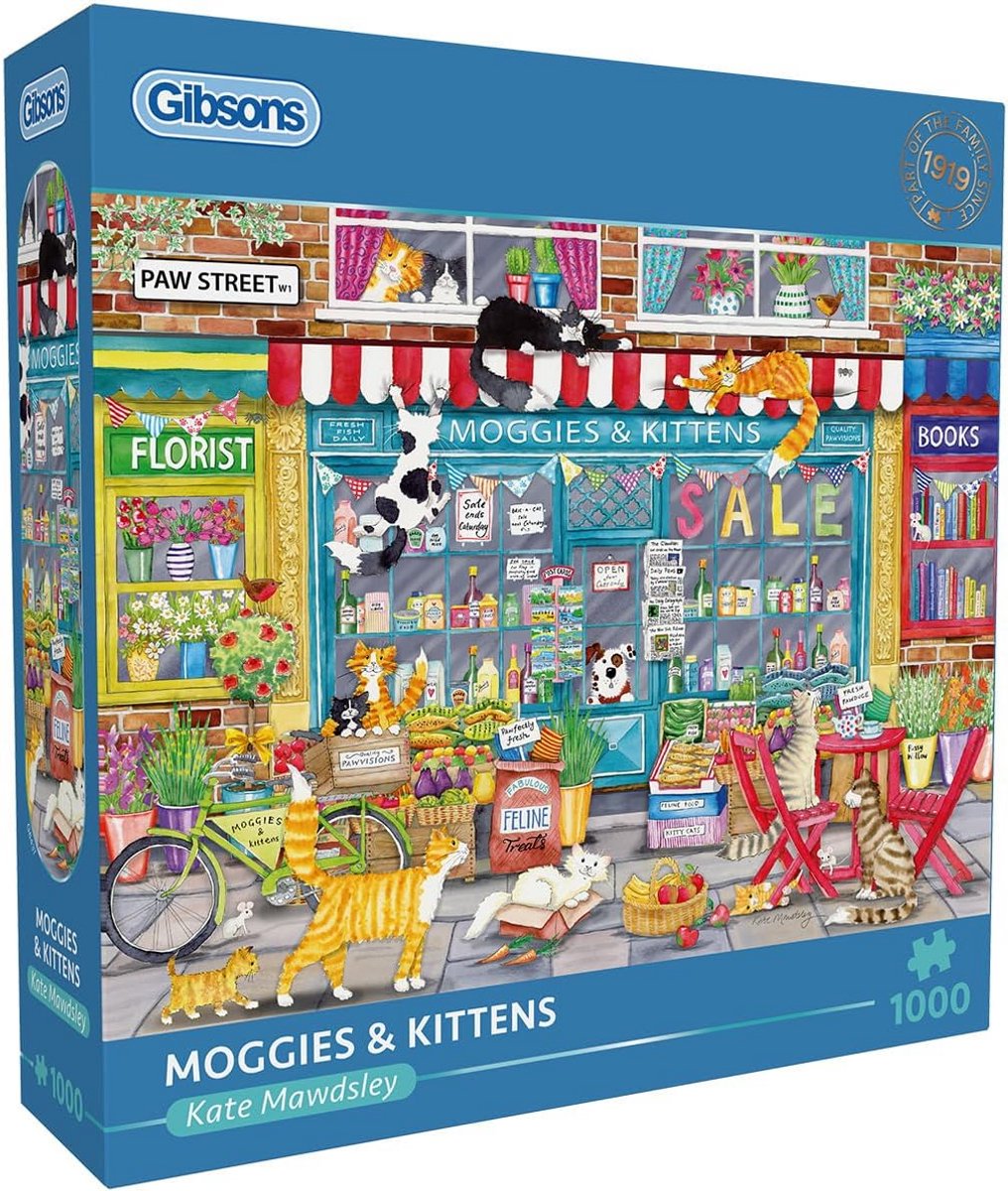 1000-delige Legpuzzel Katten en Kittens - Puzzel voor Volwassenen en Tieners