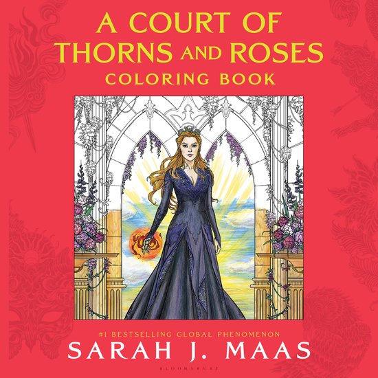 A Court of Thorns and Roses Coloring Book - cover