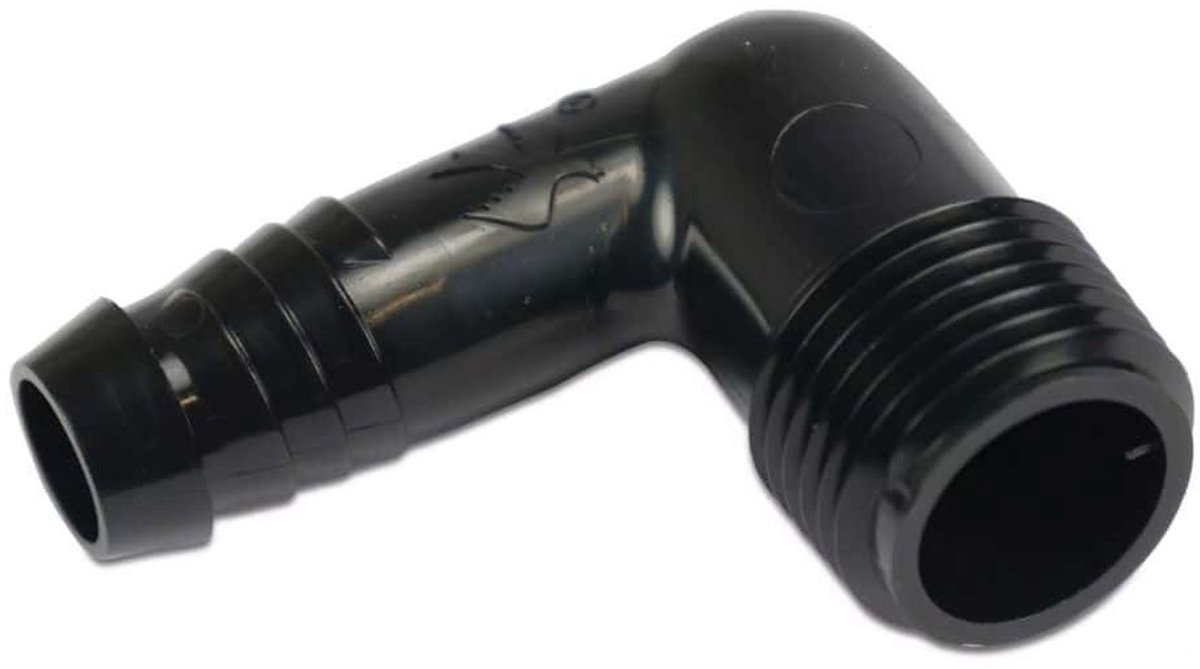 Tuinslang Hoekstuk 1/2 Inch, 90 Graden