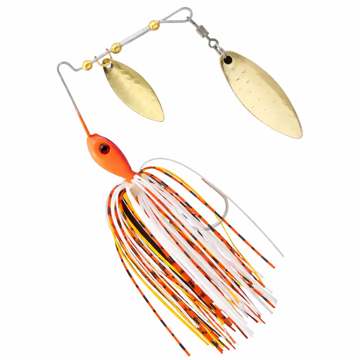 PikeAttack - Spinnerbait - Roofvissen - Rood/wit/geel - 10cm - 15g