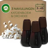 Air Wick navullingen katoenbloem & orchidee, verpakking van 3.