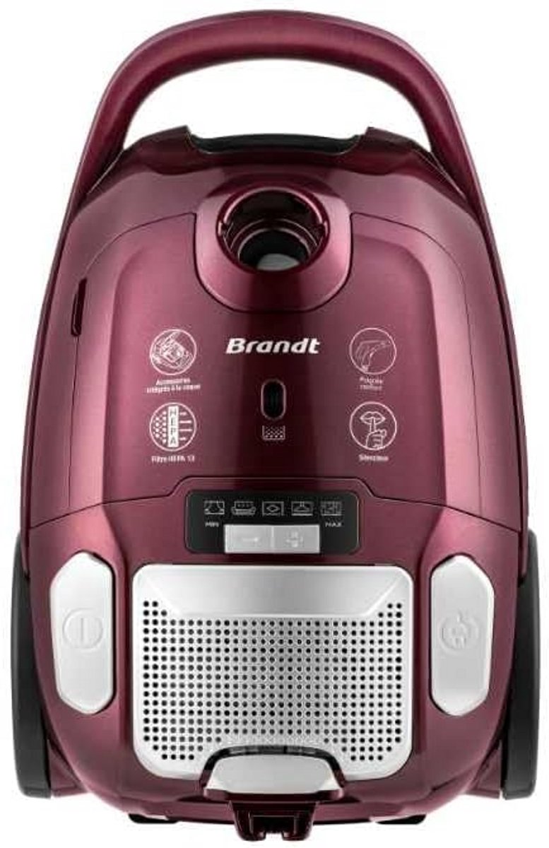 Stofzuiger met zak 800W - 3 Liter Inhoud - Stil met 69 dB - Lange Snoerlengte 9m