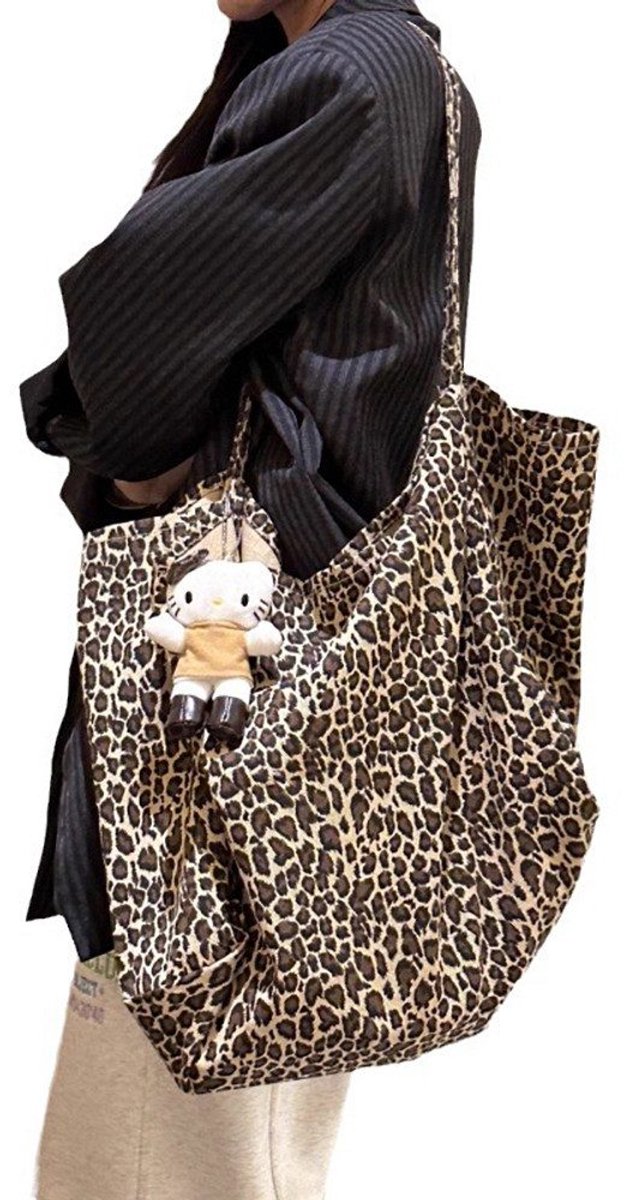 OYLCDI Dames Heren schoudertas Overschouder tas / crossbodytas Schoudertas met luipaardprint – kerstcadeau