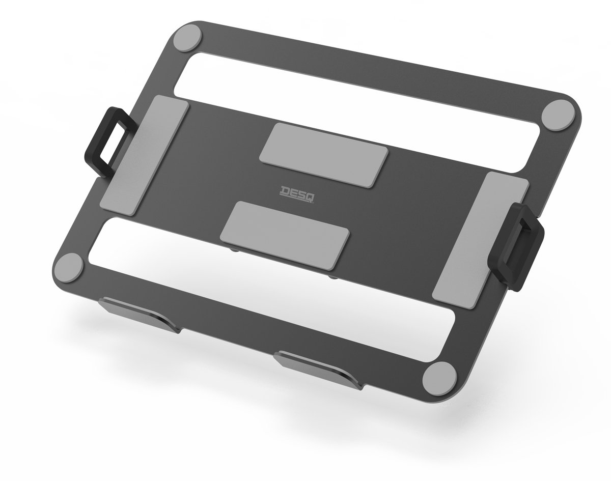 DESQ® Laptop Houder voor monitor armen - Universeel - Aluminium - 17.3 Inch Laptops