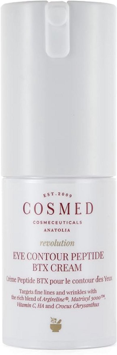 Cosmed Anti Rimpel Oogcrème 15ml – Vitamine C Crème tegen Donkere Kringen & Lijntjes – Hydraterende Vegan Oogverzorging voor Vrouwen