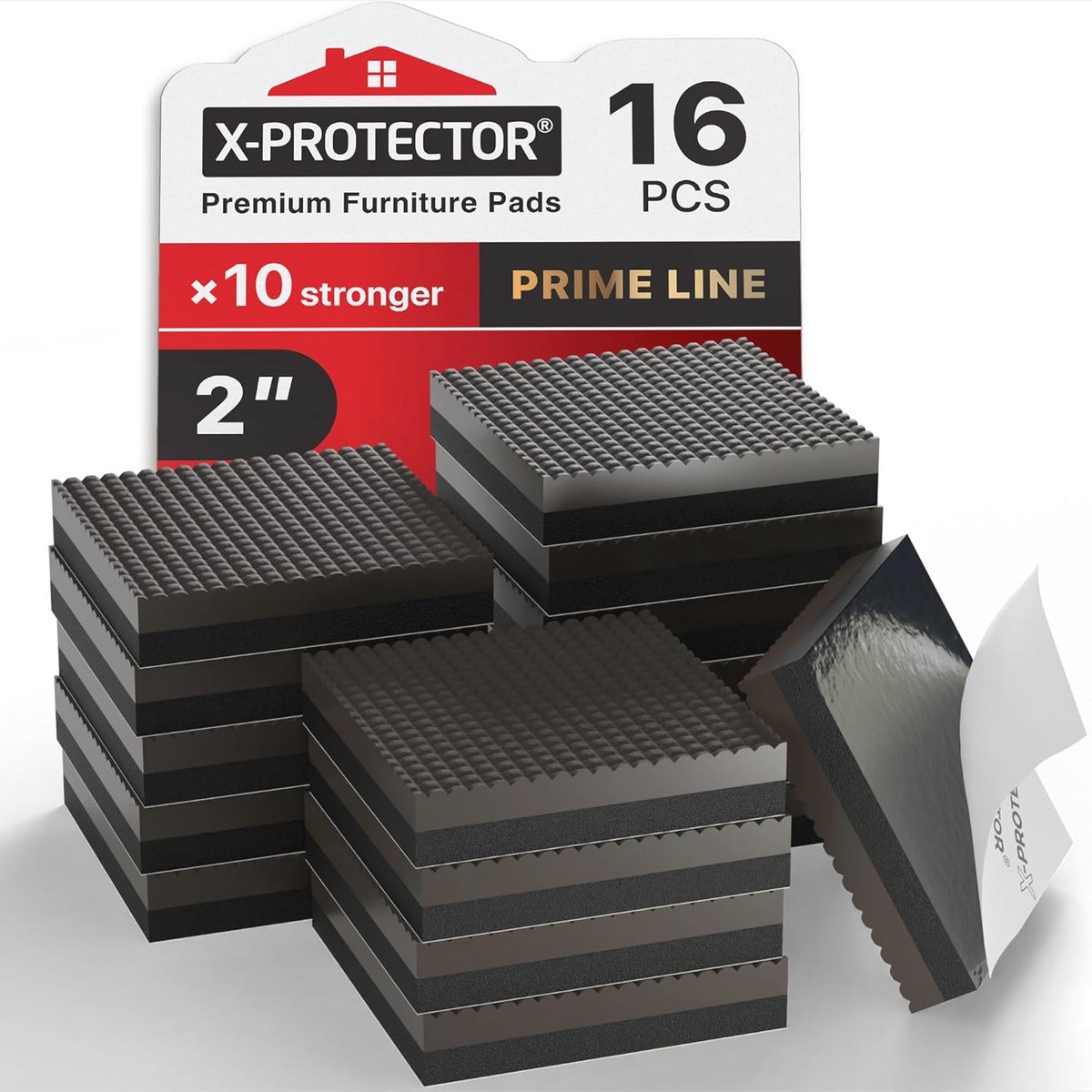 Non-slip Meubelpads - Premium 16 Stuks 50mm - Bescherming Voor Vloeren - Ideale Oplossing Voor Stoelen