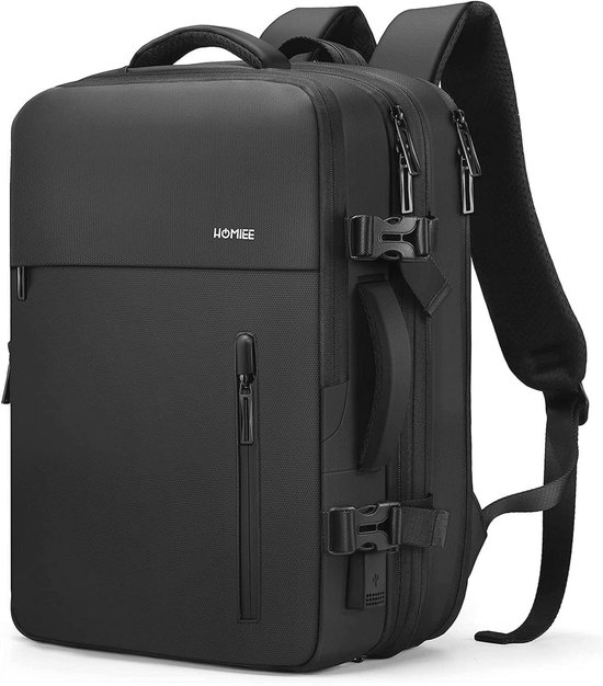 Computer Rugzak Unisex Rugzak met USB Oplaadpoort - 15.6