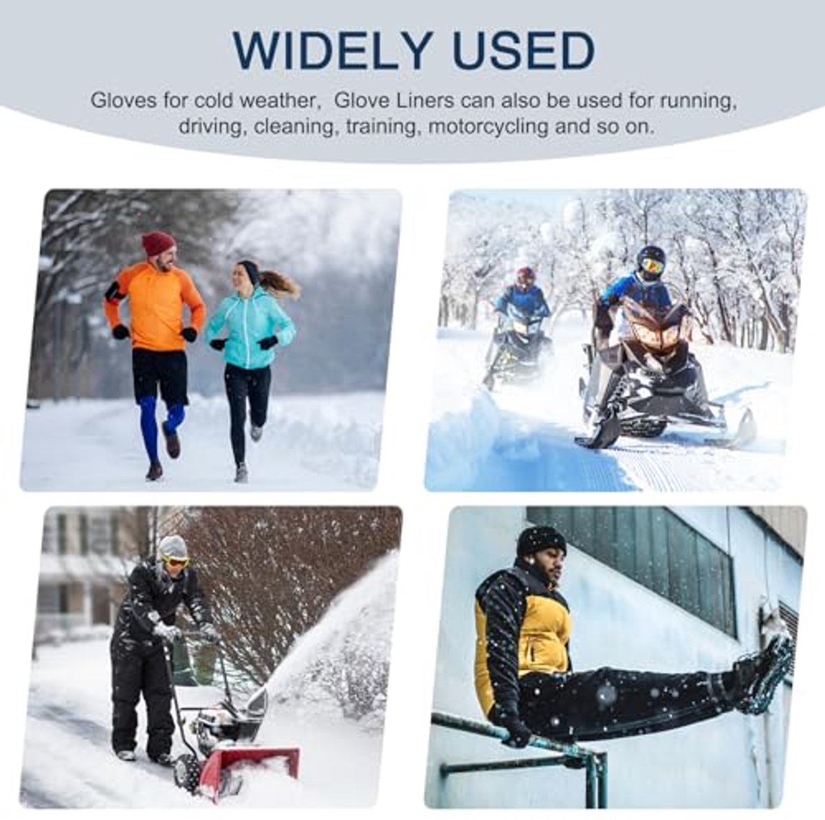 Warme winterhandschoenen voor mannen en vrouwen, touchscreen, winddicht, antislip, thermische handschoenen voor koud weer, waterdichte fietshandschoenen voor wandelen, rijden, fietsen, zwart — cadeau in Sport & Outdoor - foto 5