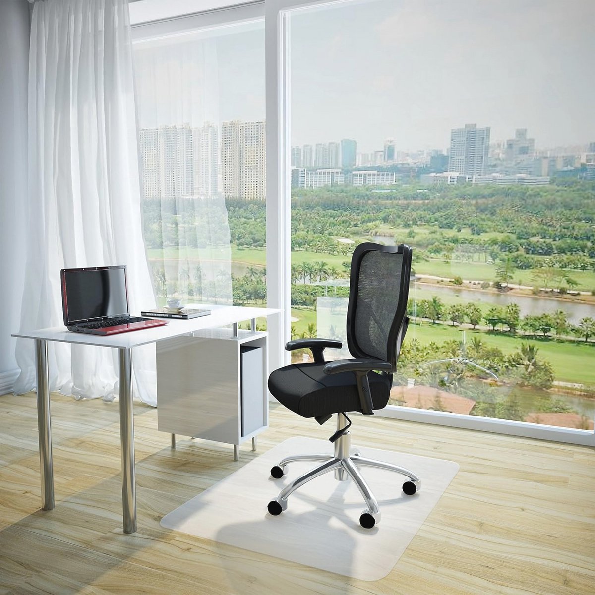 Multifunctionele Vloermat voor Stoelen - Bescherming voor Harde Vloeren en Tapijt - Beschikbare Maten 90/120/130 x 120 cm
