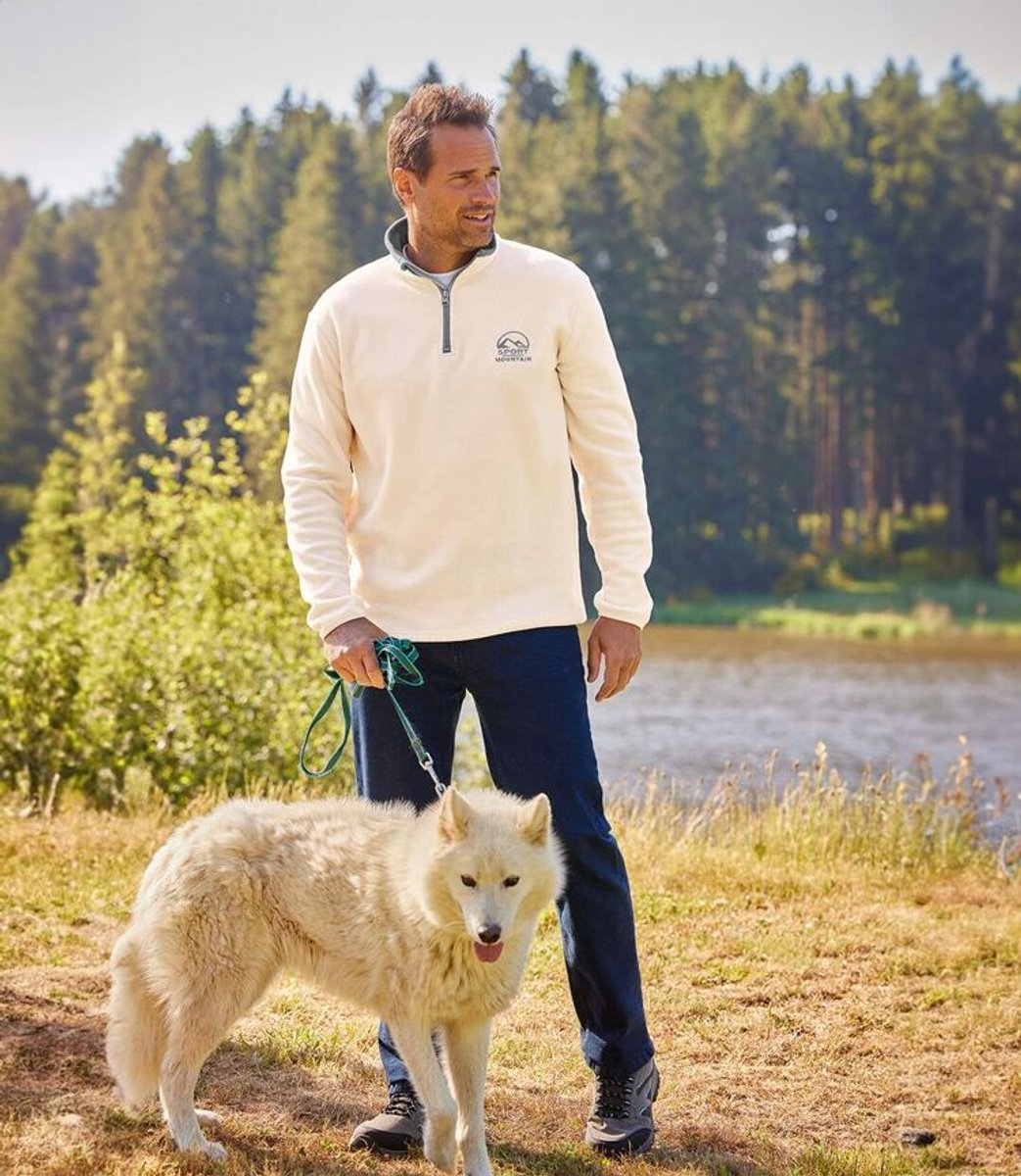 ATLAS FOR MEN - 4-pack microfleece sweaters Sport Mountain - Heren - Verkrijgbaar in grote maten - 5XL