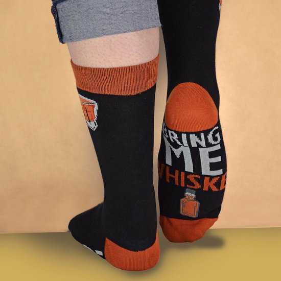 DiULi Grappige herensokken, grappige herensokken, 12 paar, middelgrote katoenen sokken met grappige prints, Happy Socks Men, origineel cadeau voor vriend, Type A, 39-42