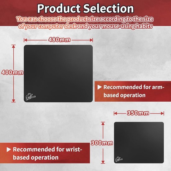 Glazen Gaming Mousepad voor FPS-spellen - Extreem Dun en Volledig Bedekt van Merkloos — afbeelding 2