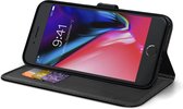 BeHello iPhone 8 Plus  7 Plus  6s Plus  6 Plus Hoesje - Gel Wallet Case Met Ruimte Voor 3 Pasjes - Zwart