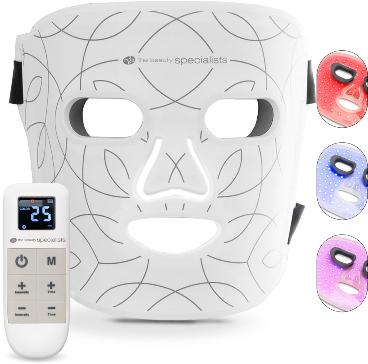 Rio FCAA - gezichtsmasker - Huidverjongingsapparaat gezicht - Voor strakke huid met minder rimpels - Anti-aging LED masker met Lichttechnologie - LED Face Mask