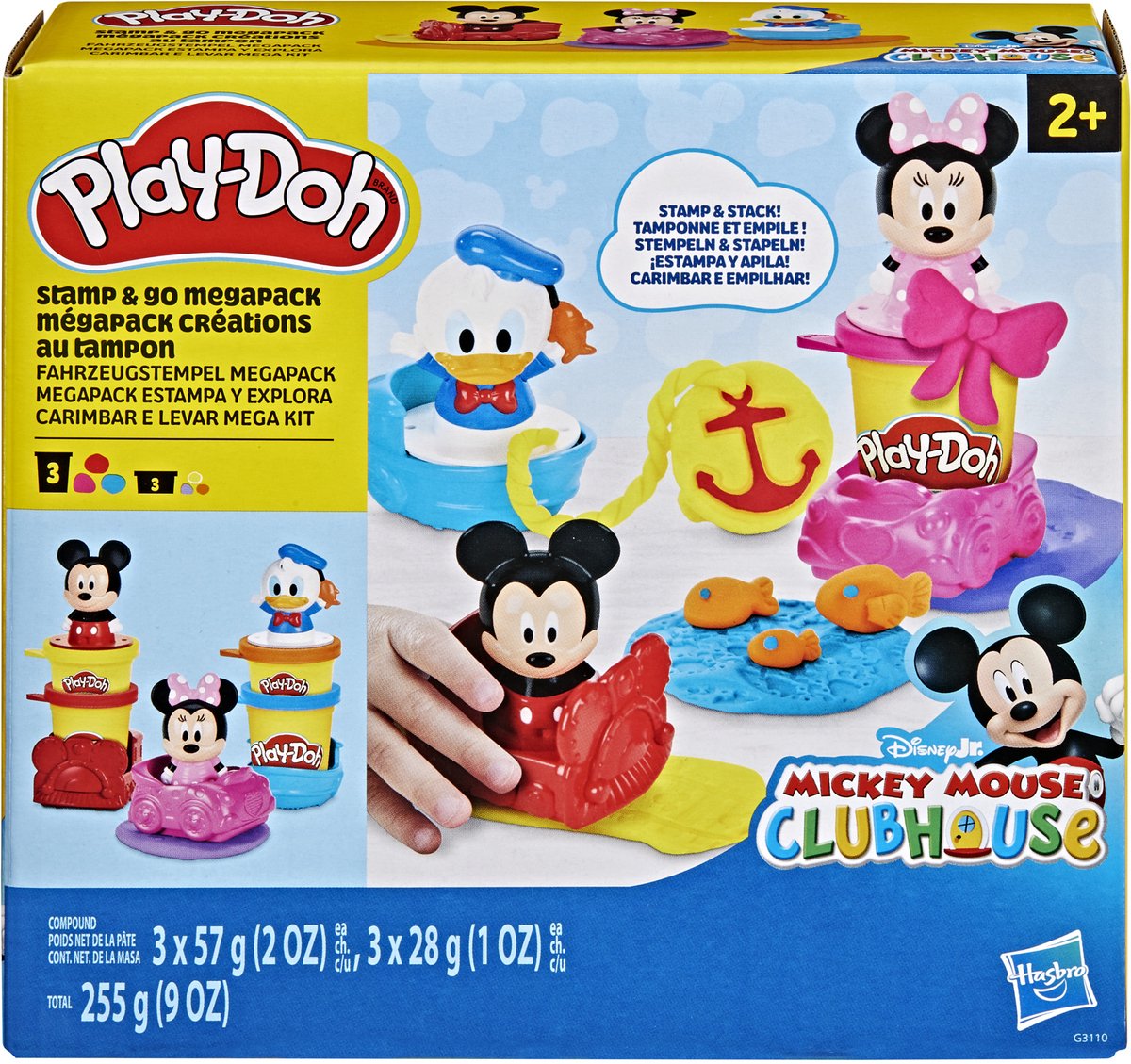 Play-Doh disney junior stamp & go megapack