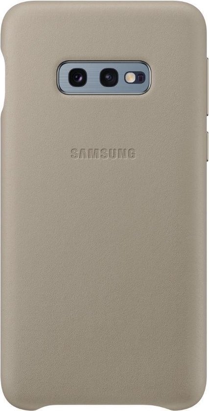 Samsung lederen cover - grijs - voor Samsung Galaxy S10e