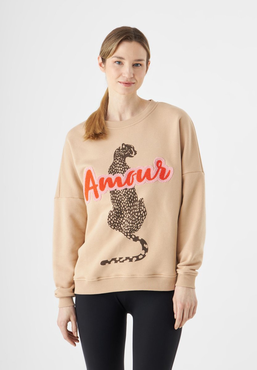 Codello SWEATER LEOPARD AMOUR beige