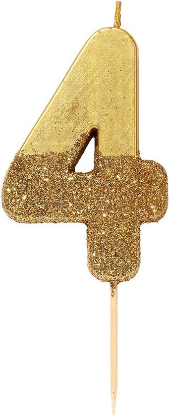 Glitter Nummer Kaarsen - Feestdecoratie - Set van 7 - Hoogwaardige Was Glitter Nummer Kaarsen - Feestdecoratie - Set van 7 - Hoogwaardige Was