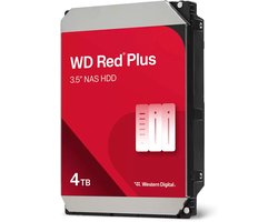 Western Digital Red Plus – Interne Harde Schijf – NAS HDD – 128MB Cache – 4 TB