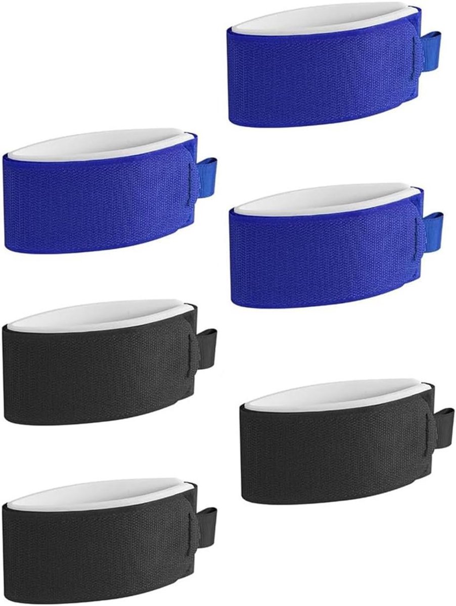 Allecta - Skibevestigingsriemen voor wintersport met verstelbare ski-wraps, opslagbanden en beschermende pad