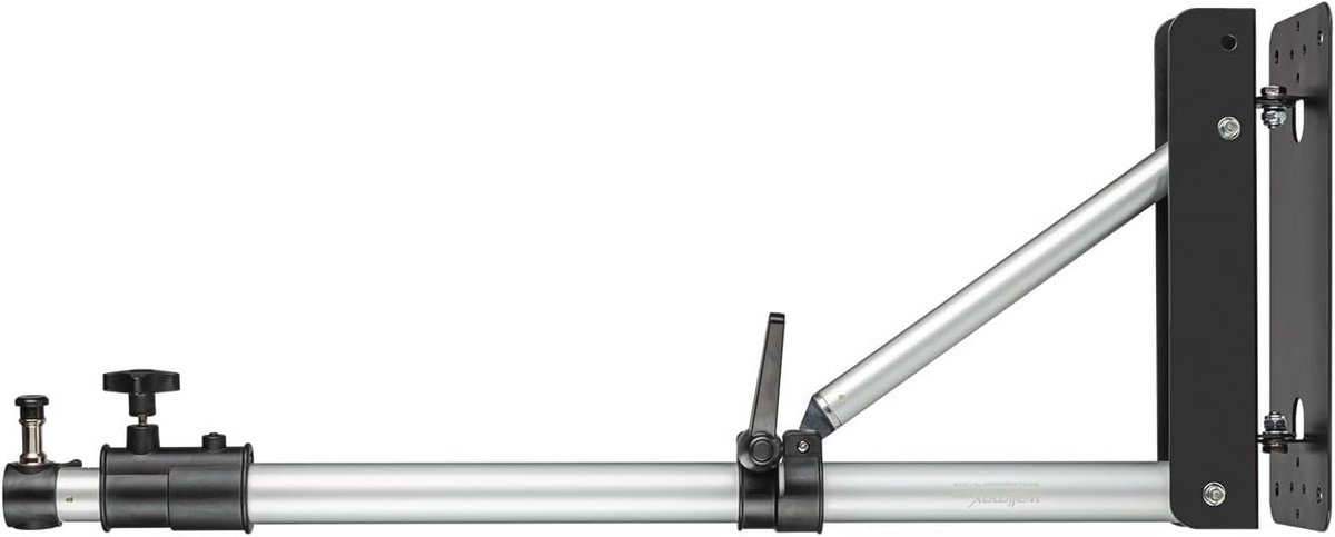 Verstelbaar Wandlampstatief 70-120 cm voor Studioflitsers