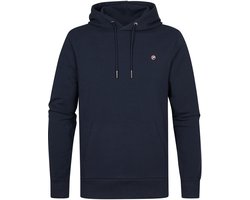 Sweat à capuche Petrol Industries Homme - Sweat avec Capuche - Poche Kangourou - 95% Katoen, 5% Elastaan - Comfortable Sweater Hommes - Blauw - Taille XXXL