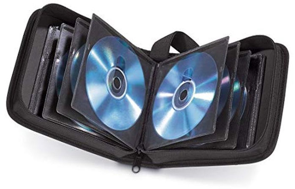 CD Tas voor 32 Disc en DVD's - Ruimtebesparend voor Auto en Thuis - Transporttas
