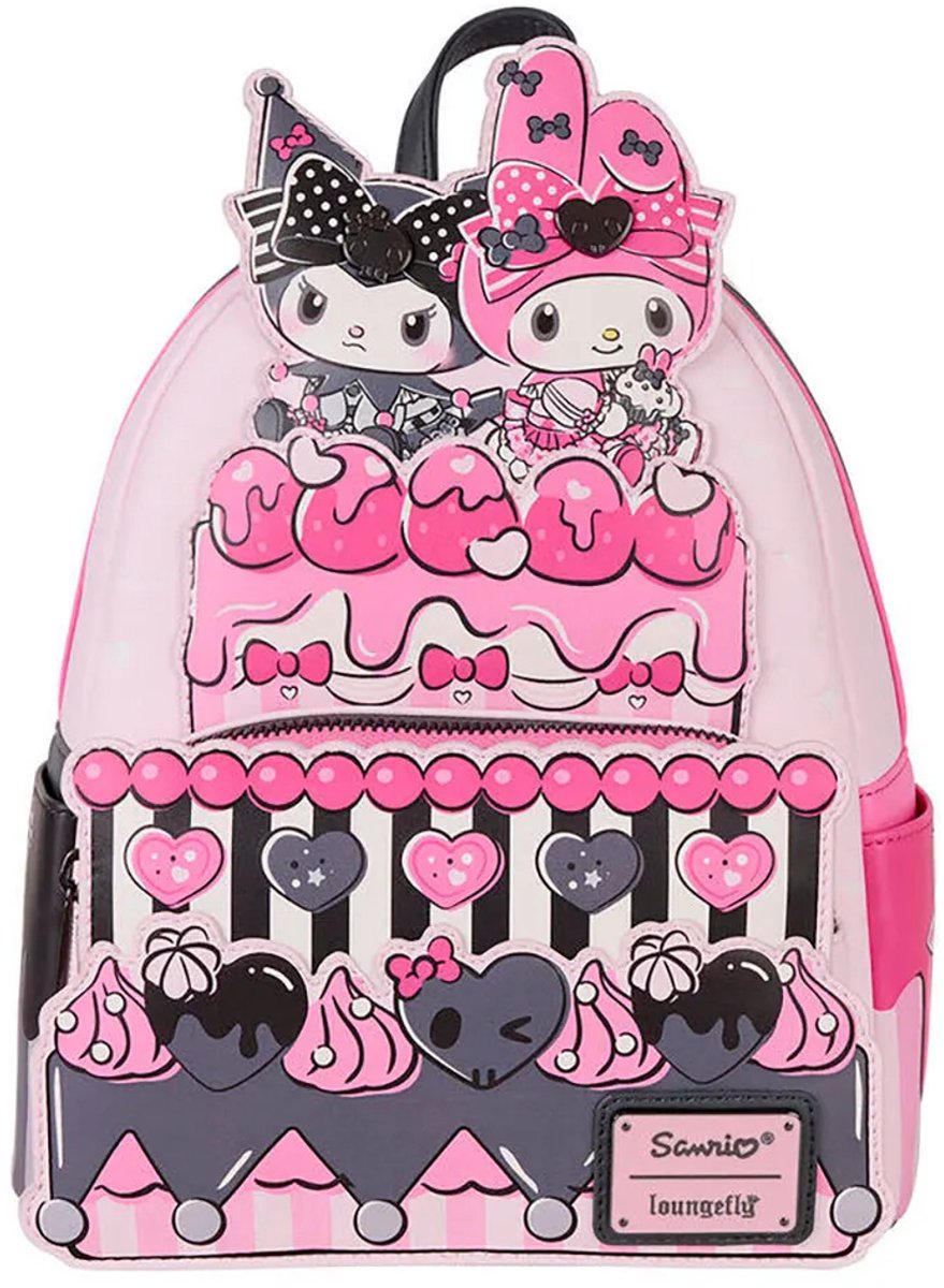 Hello Kitty Loungefly - My Melody & Kuromi Dames Mini rugzak - meerkleurig - Standard