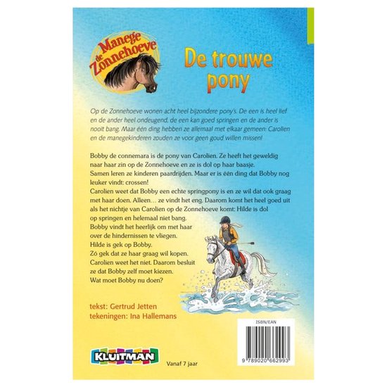 Manege de Zonnehoeve - De trouwe pony - cover